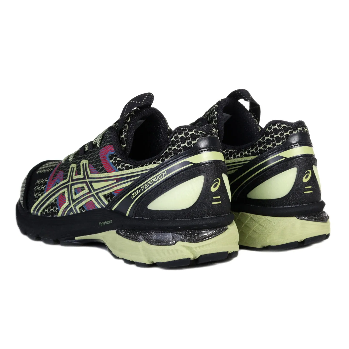 ASICS US4-S GEL-TERRAIN BLACK / NEON LIME