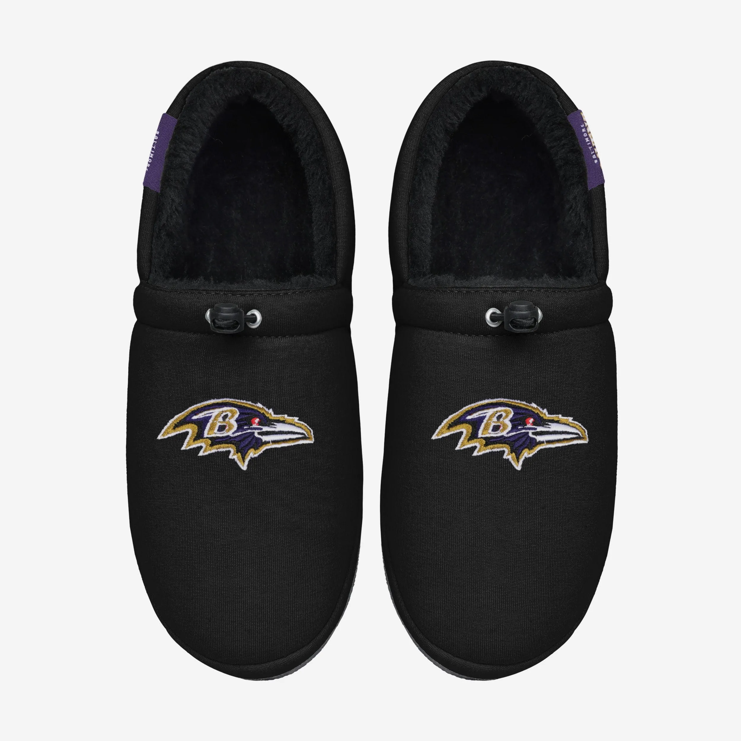 Baltimore Ravens Big Logo Athletic Moccasin Slipper