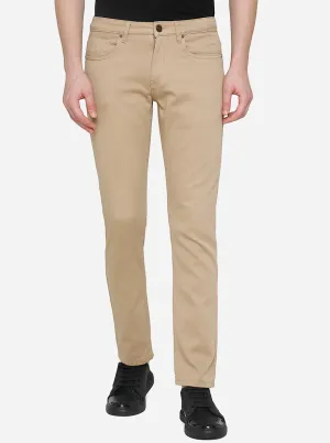 Beige Washed Slim Fit Jeans | JadeBlue