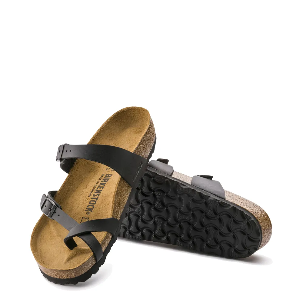 Birkenstock Women's Mayari Birko-Flor Toe Loop Sandal in Black