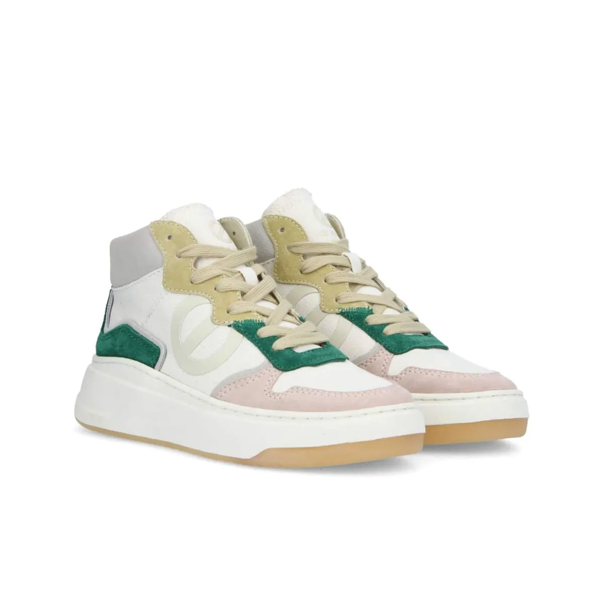 Bridget Mid Dove Pink Hi Sneakers