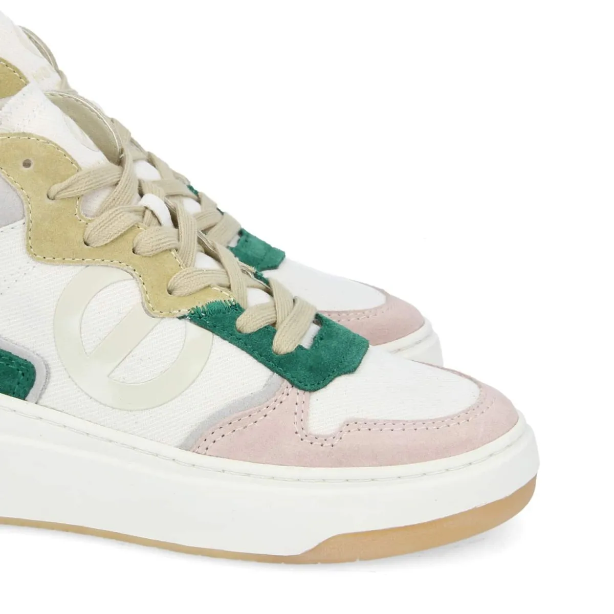 Bridget Mid Dove Pink Hi Sneakers