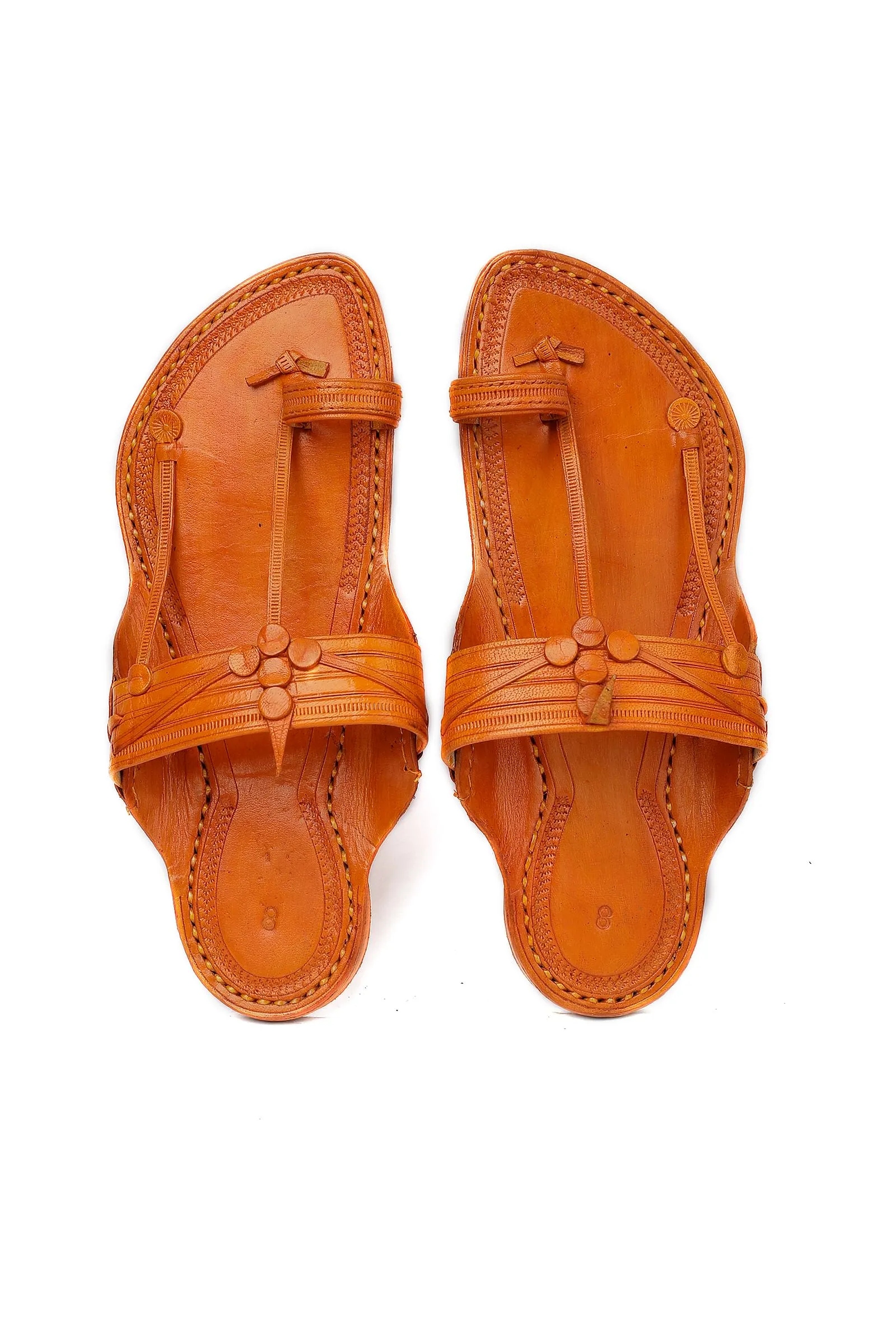 Classic Pure Leather Kolhapuri Flats