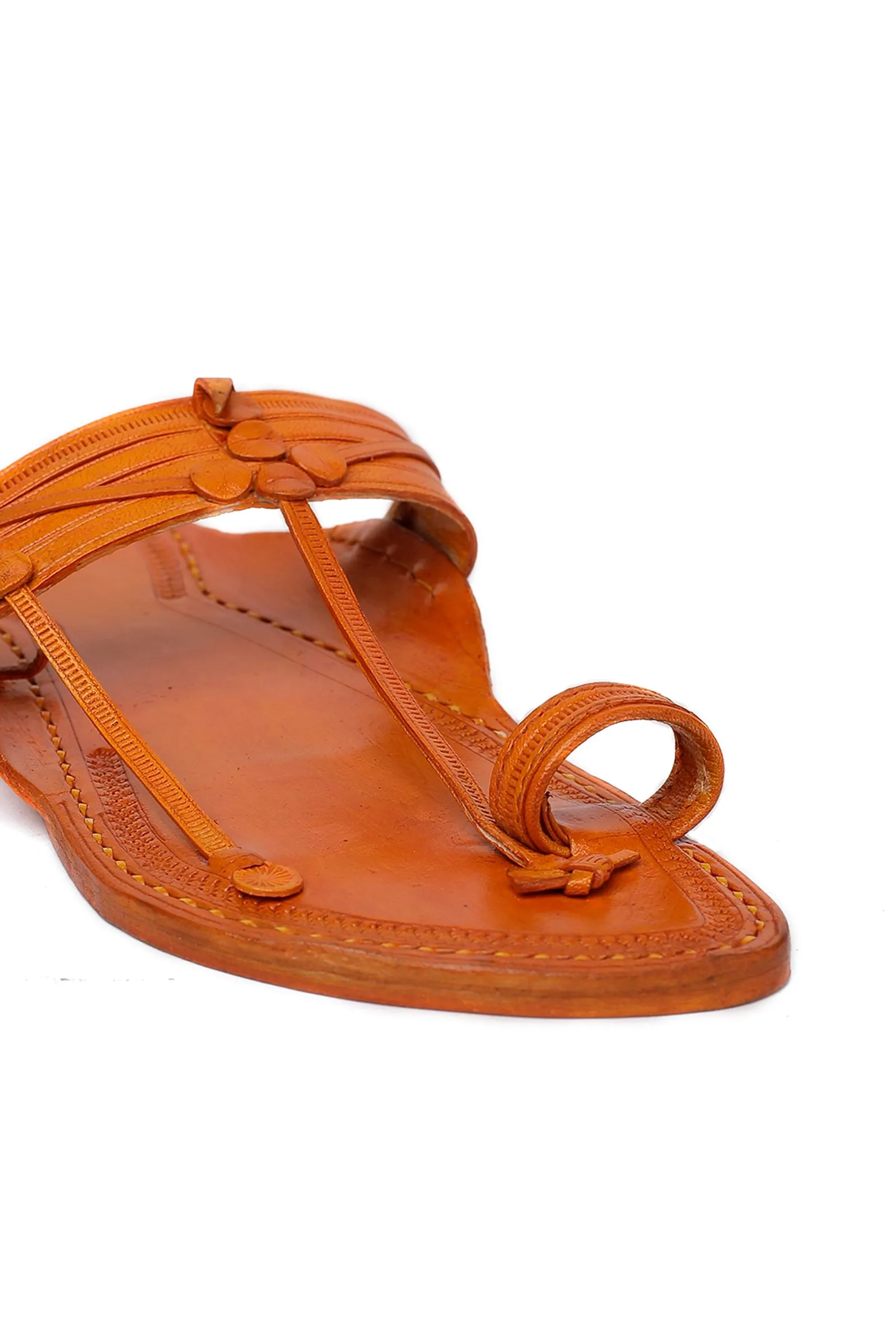 Classic Pure Leather Kolhapuri Flats