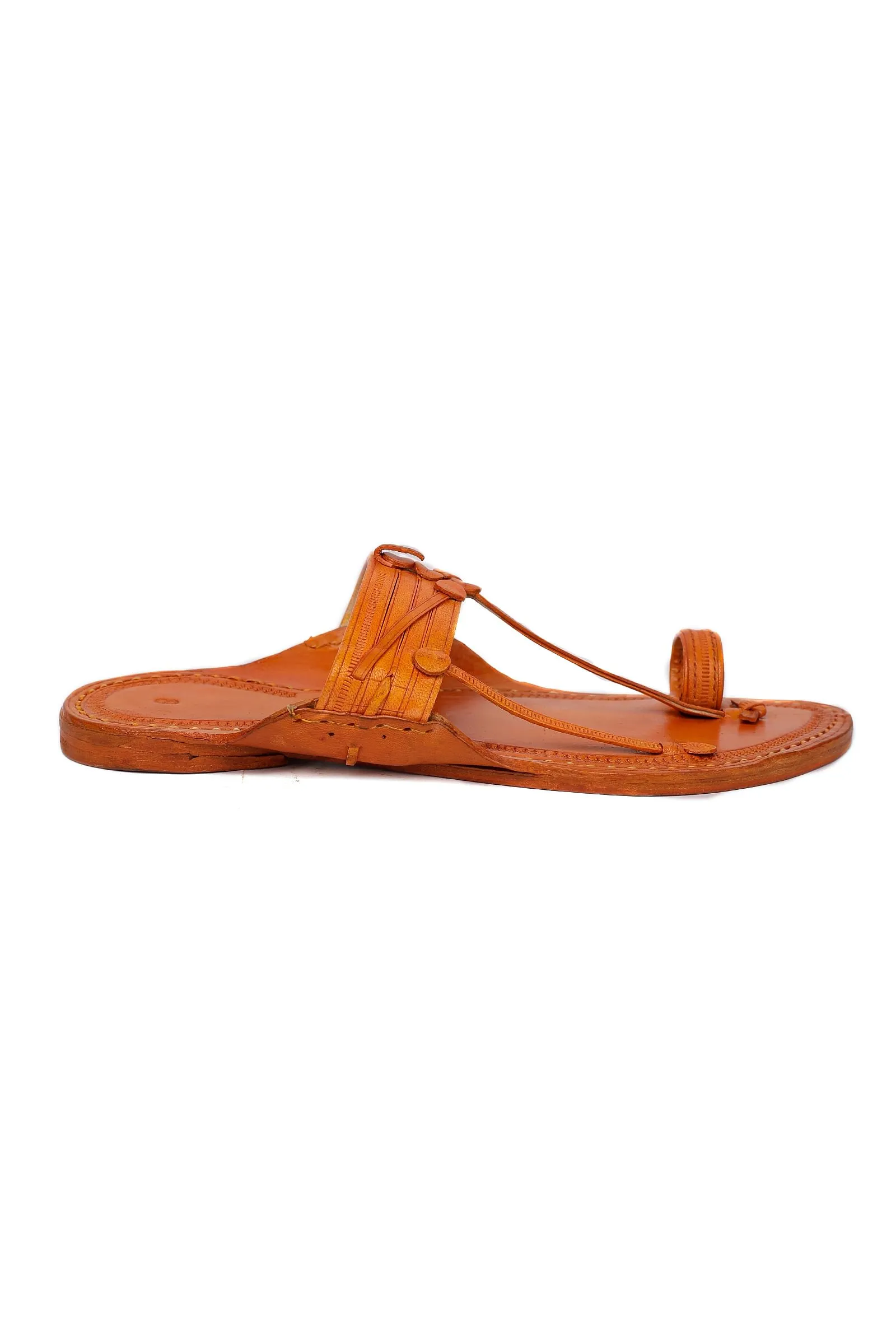 Classic Pure Leather Kolhapuri Flats