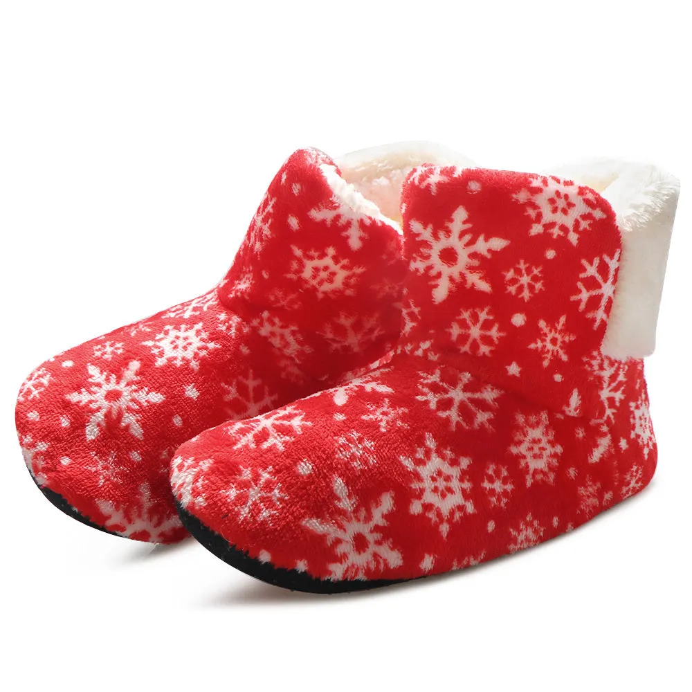 Cozy Christmas Elk Plush Slippers – Snuggle Up in Festive Comfort!