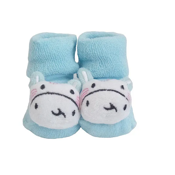 Cute Infant Baby Cotton Socks Shoes, 0 to 6 Months