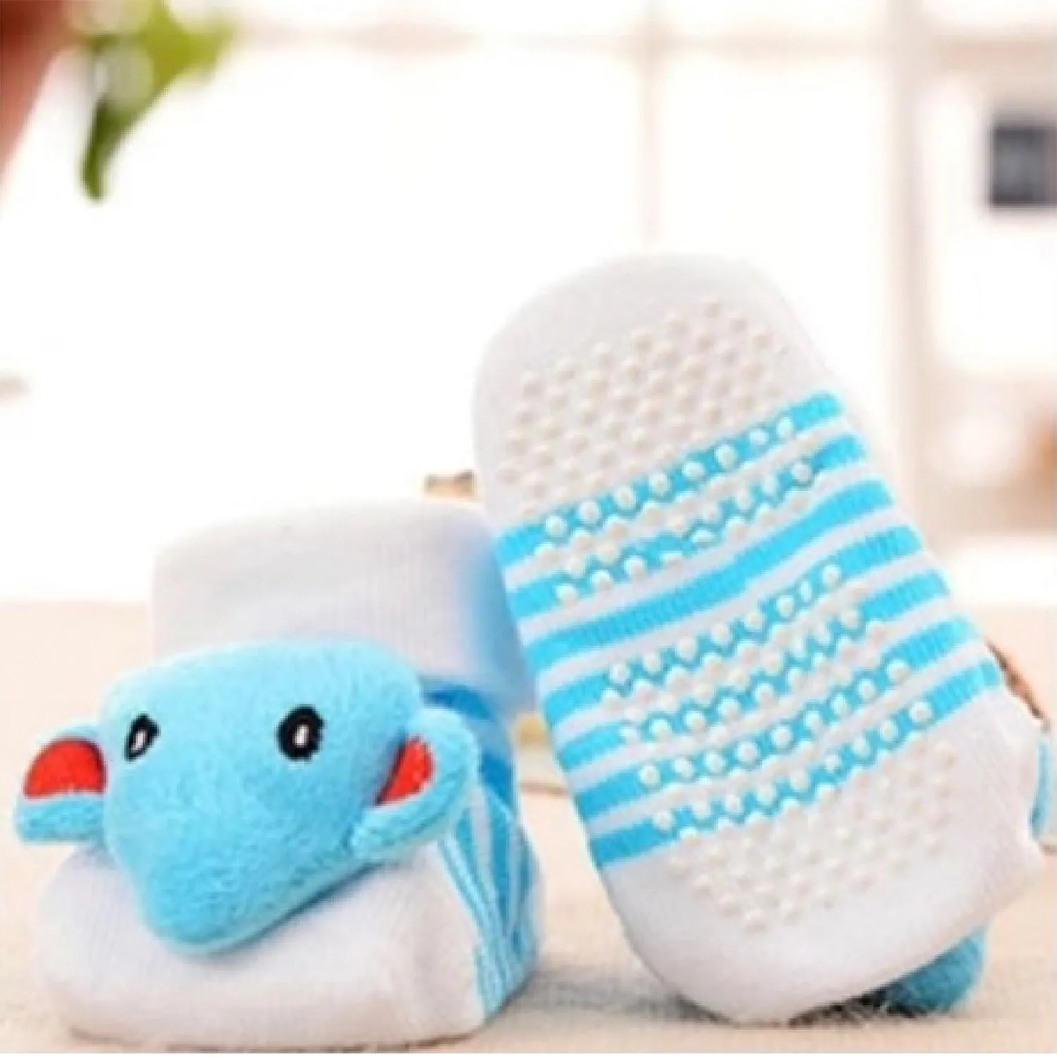 Cute Infant Baby Cotton Socks Shoes, 0 to 6 Months