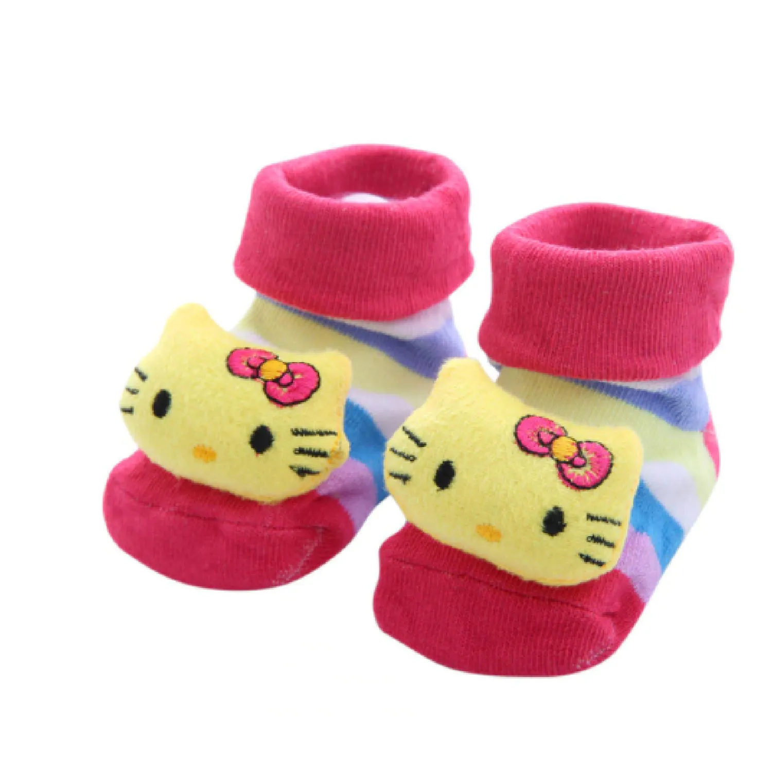 Cute Infant Baby Cotton Socks Shoes, 0 to 6 Months