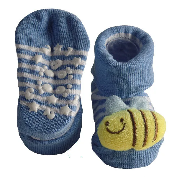 Cute Infant Baby Cotton Socks Shoes, 0 to 6 Months