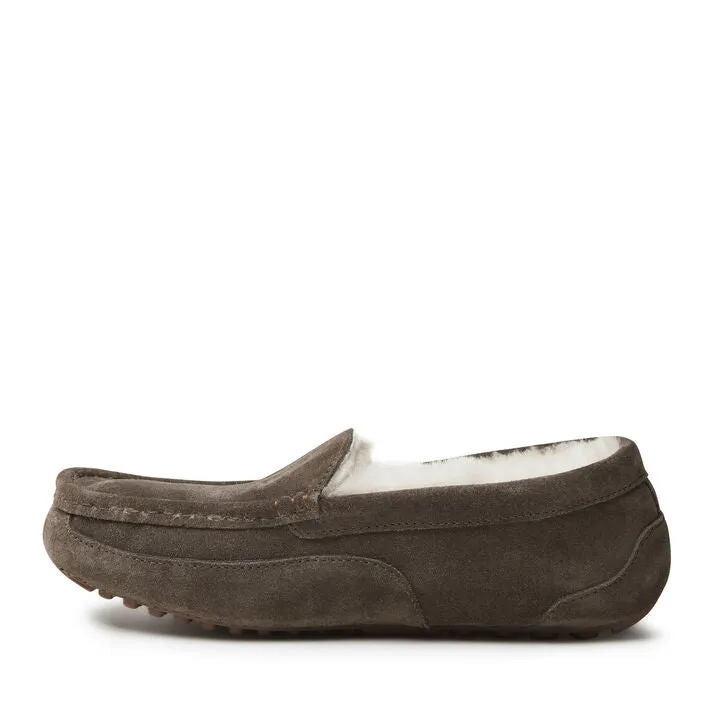 Dearfoams | Genuine Shearling Moccasin Slipper | Men's