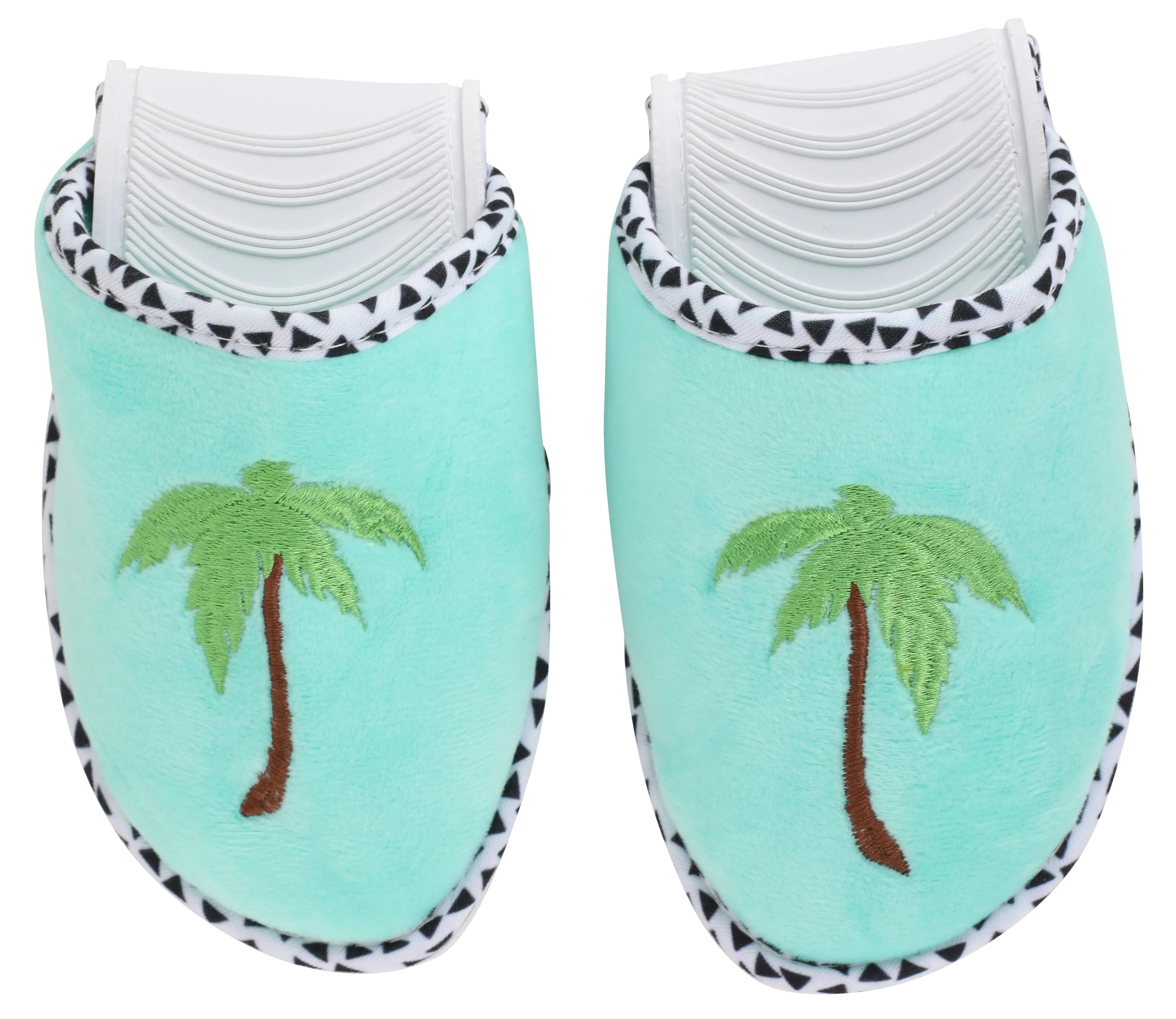 Foldable Travel Slippers Palm Tree