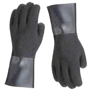 Kubi Textured Heavyweight Dry Gloves - Black