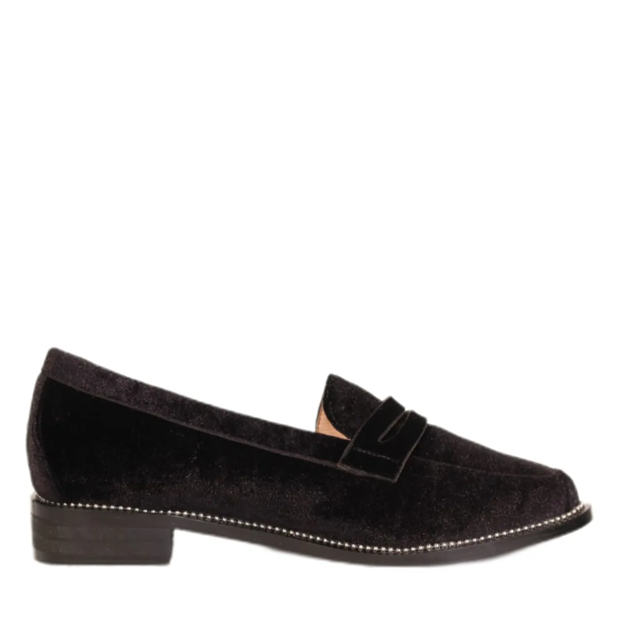 Lea Velvet Loafers