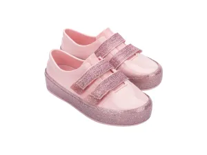 Mini Melissa Beanny Bugs Pink Glitter Sneakers For Kids