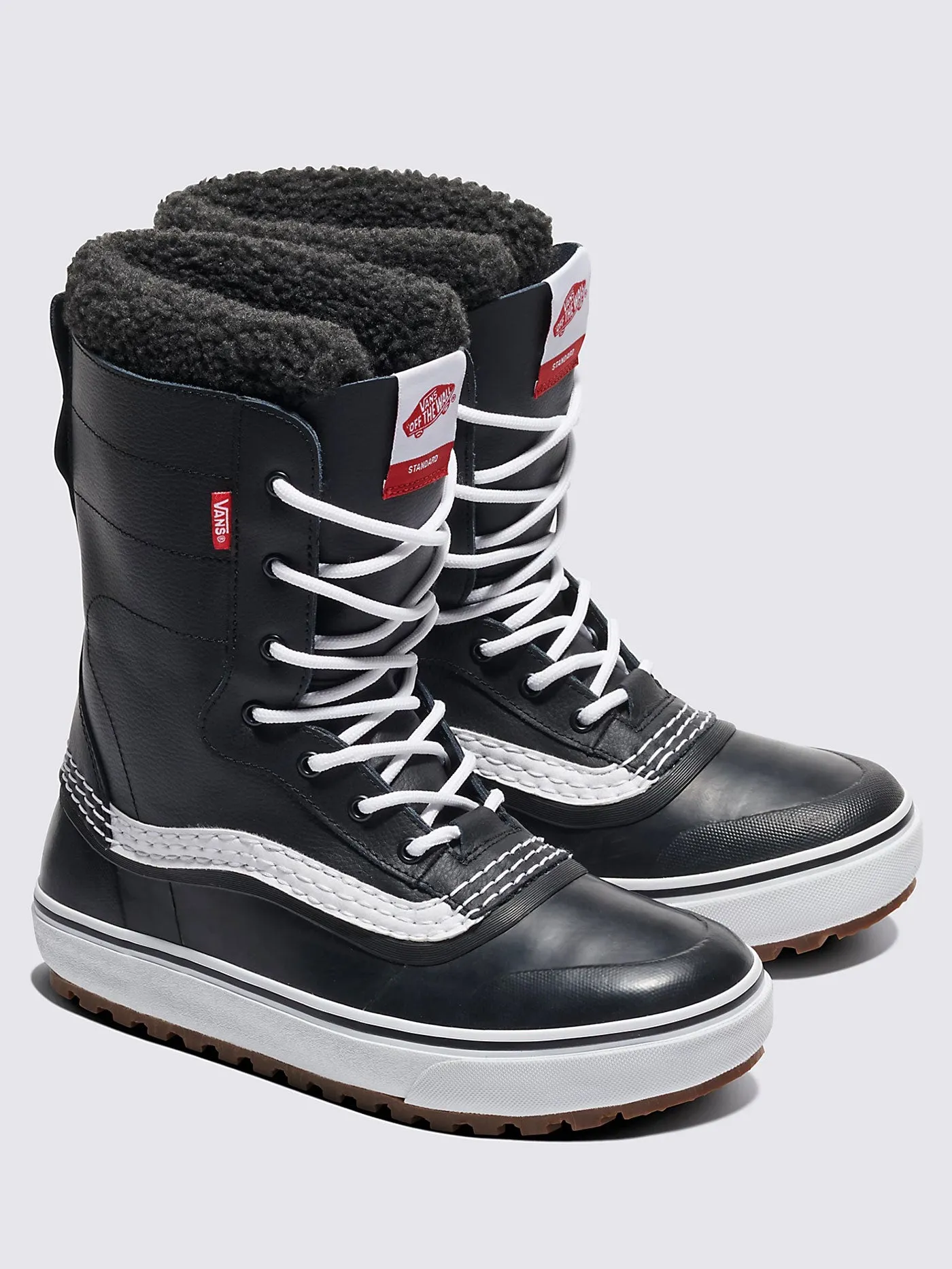 MTE Standard Waterproof Black/White Winter Boots