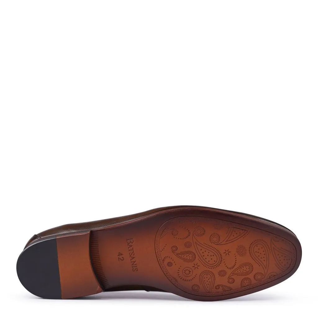 Nathan Brown Milled Loafers