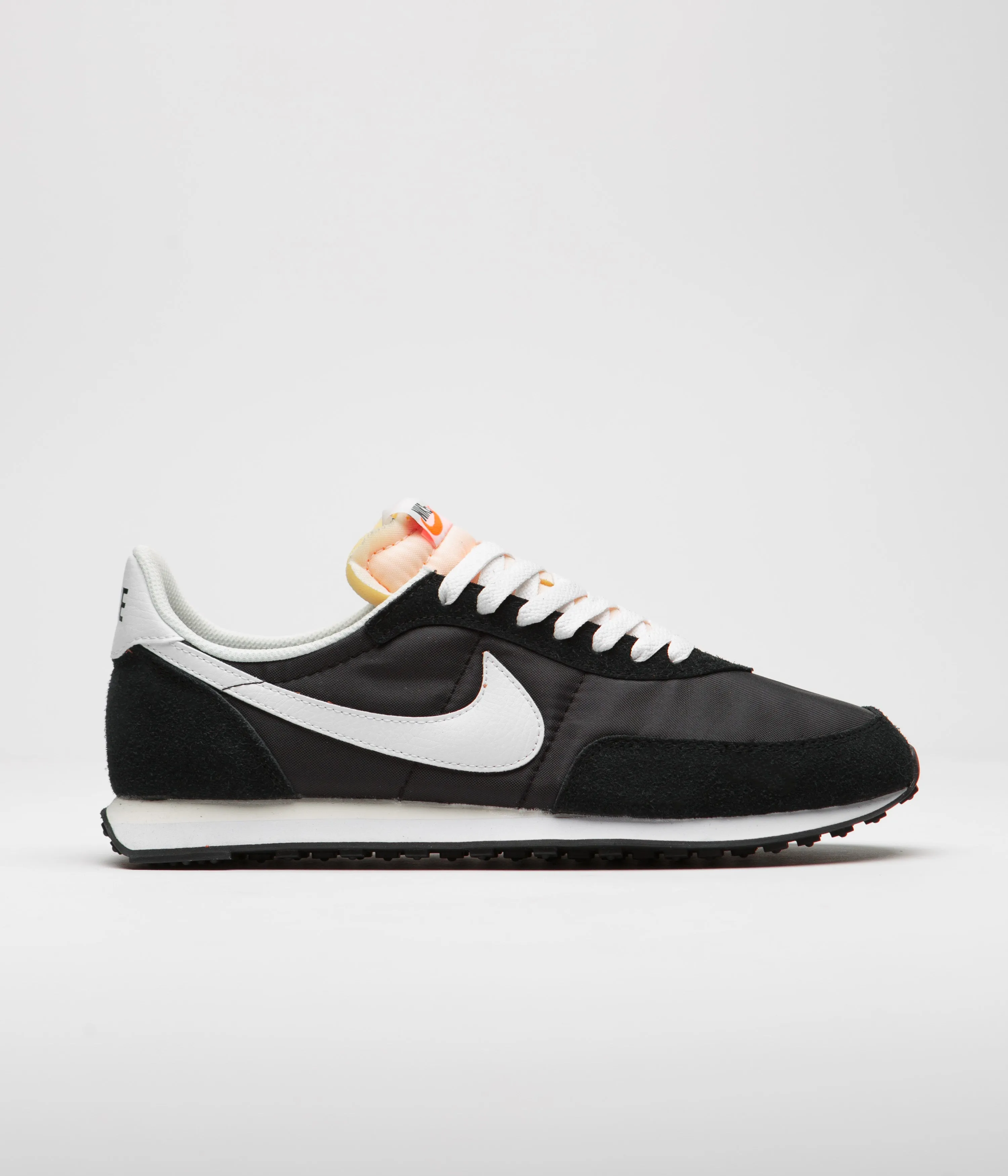 Nike Waffle Trainer 2 Shoes - Black / White - Sail - Total Orange