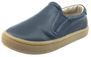 Old Soles Dress Hoff Navy Smooth Leather Slip On Loafer Sneaker