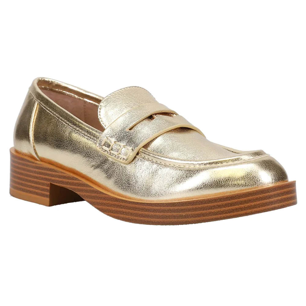 Porter Metallic Loafers