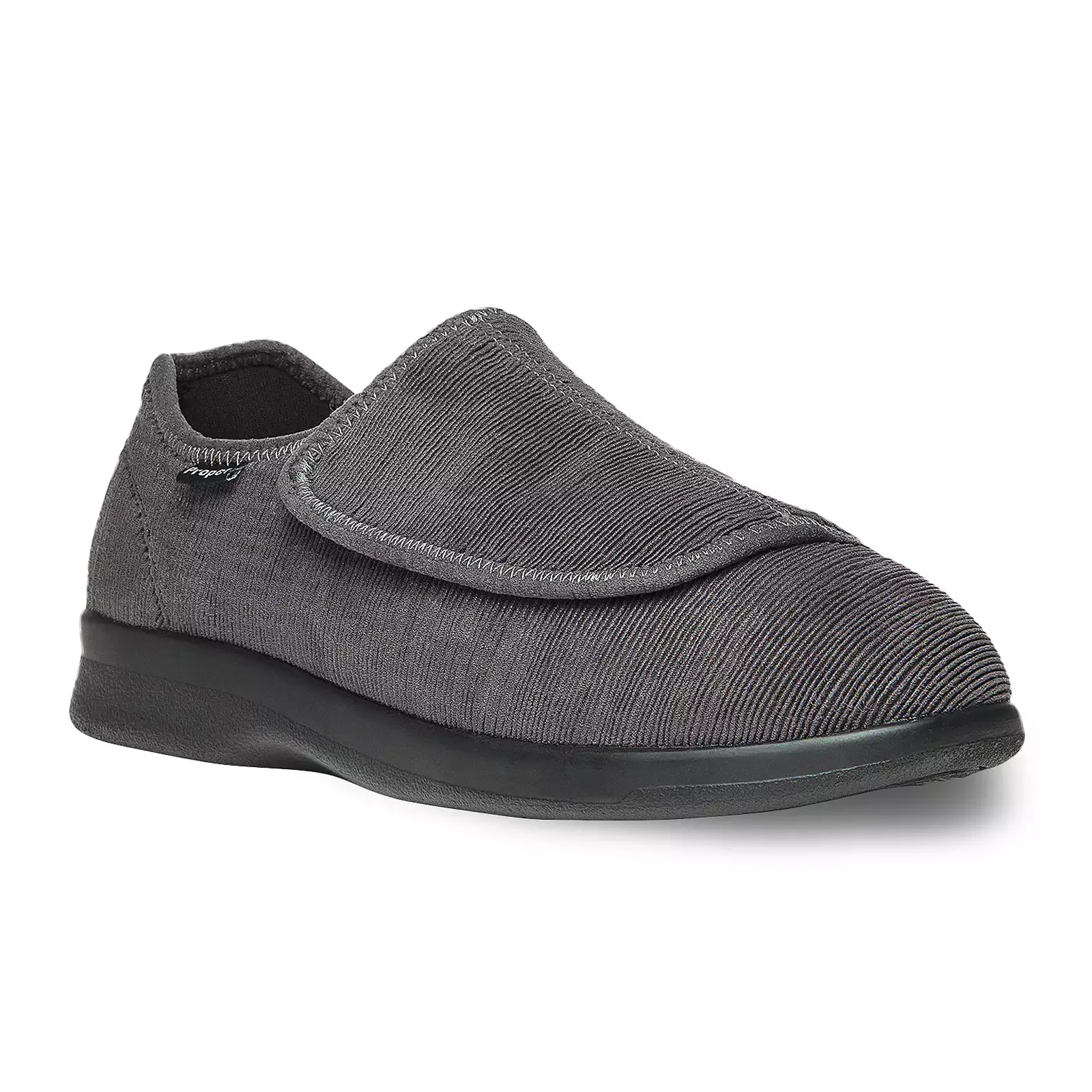 Propet Cush N Foot Slipper (Men) - Slate Corduroy