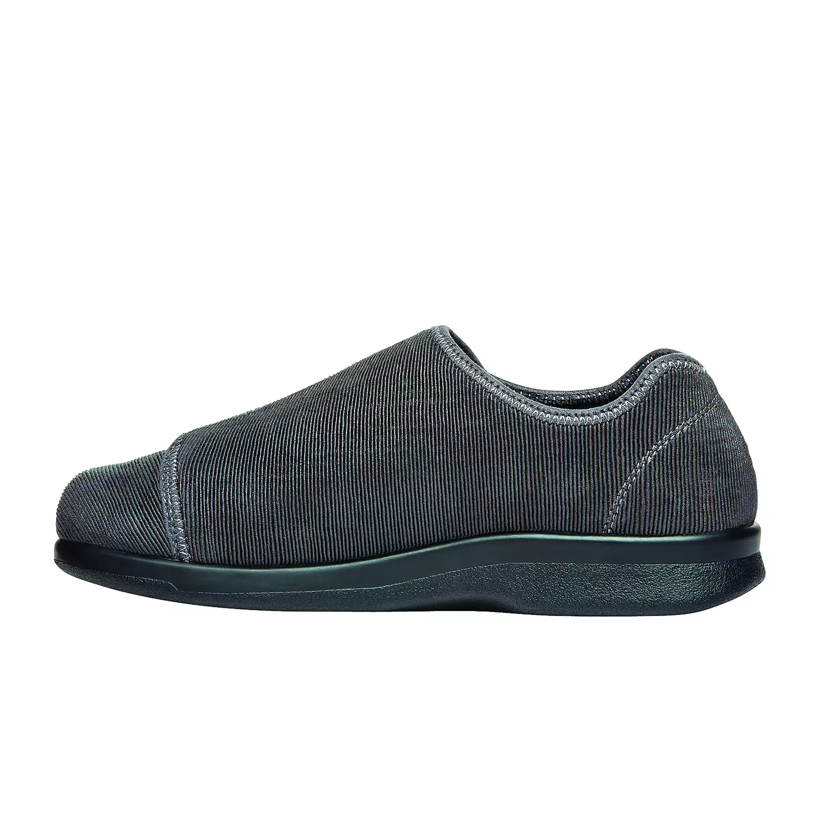 Propet Cush N Foot Slipper (Men) - Slate Corduroy