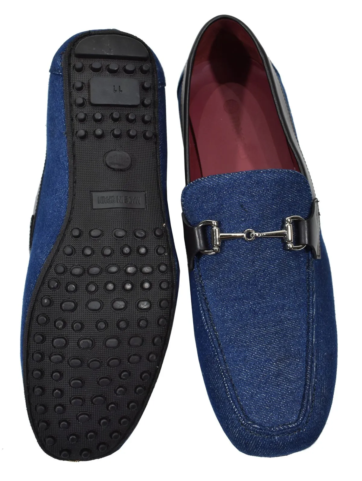 S126 Denim Moccasin