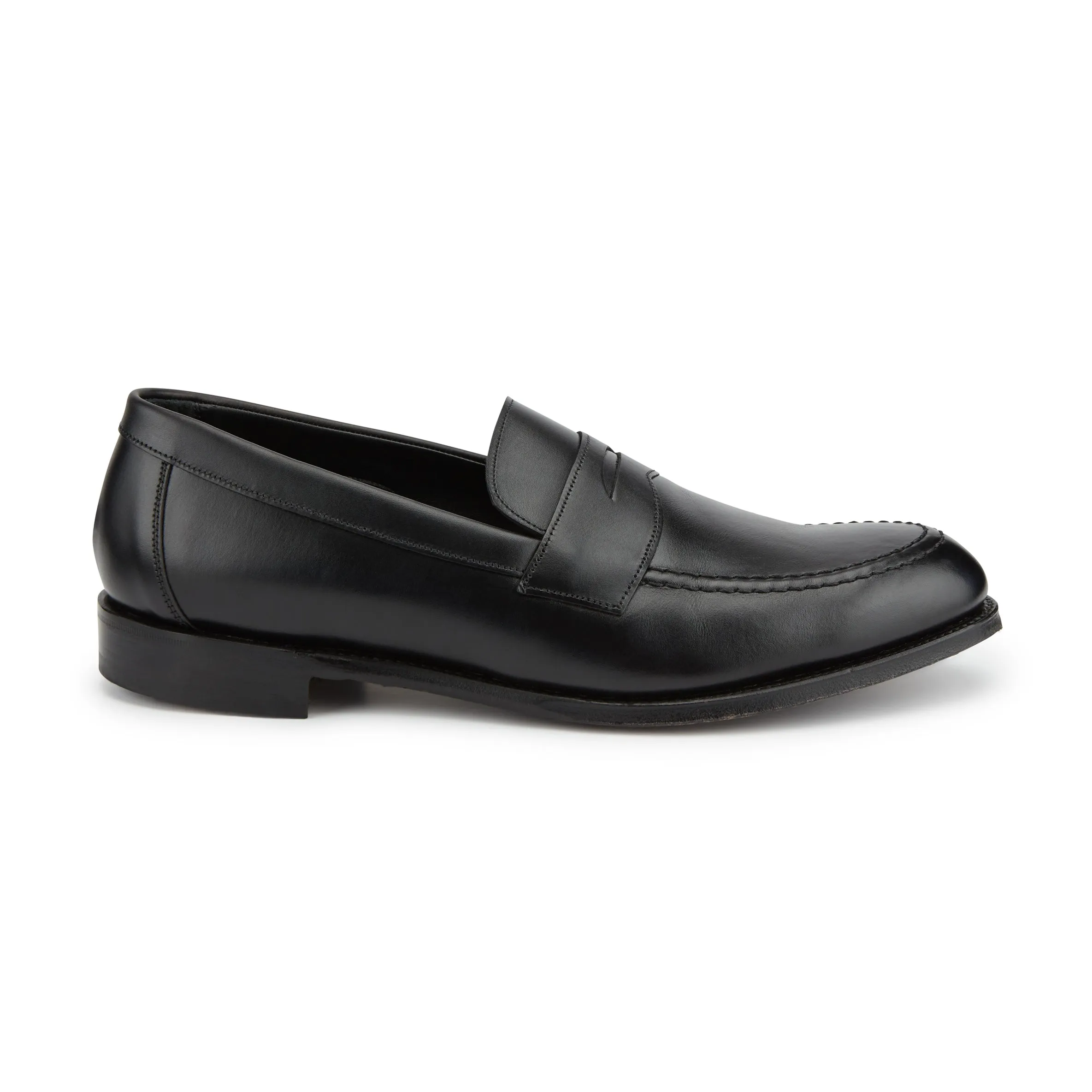 Sandy Black Penny Loafer