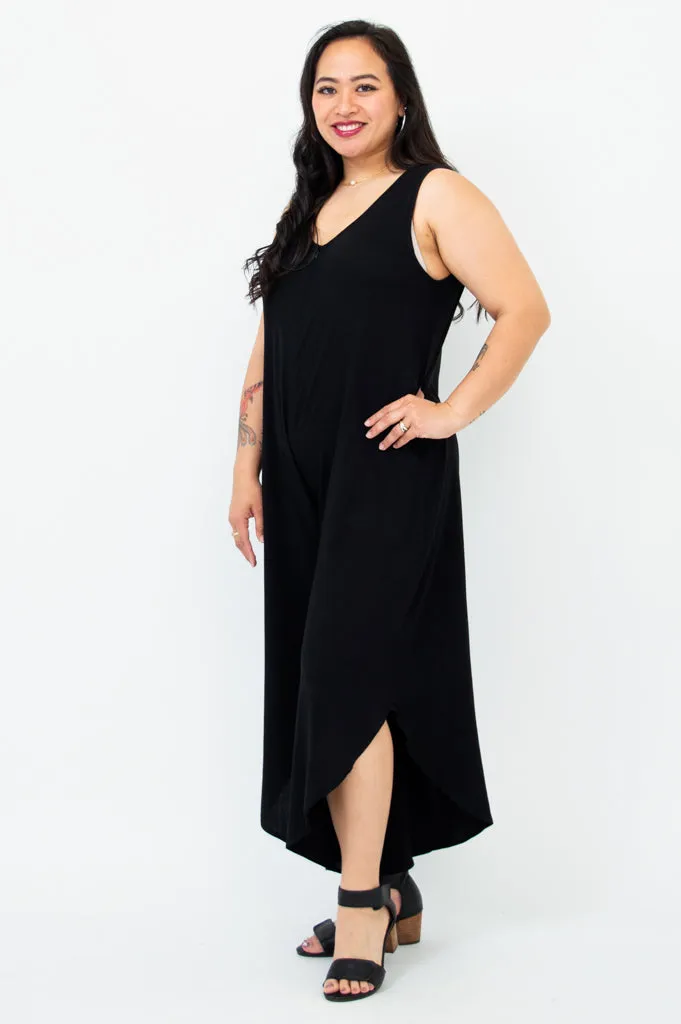 Sanito Jumpsuit, Black, Bamboo