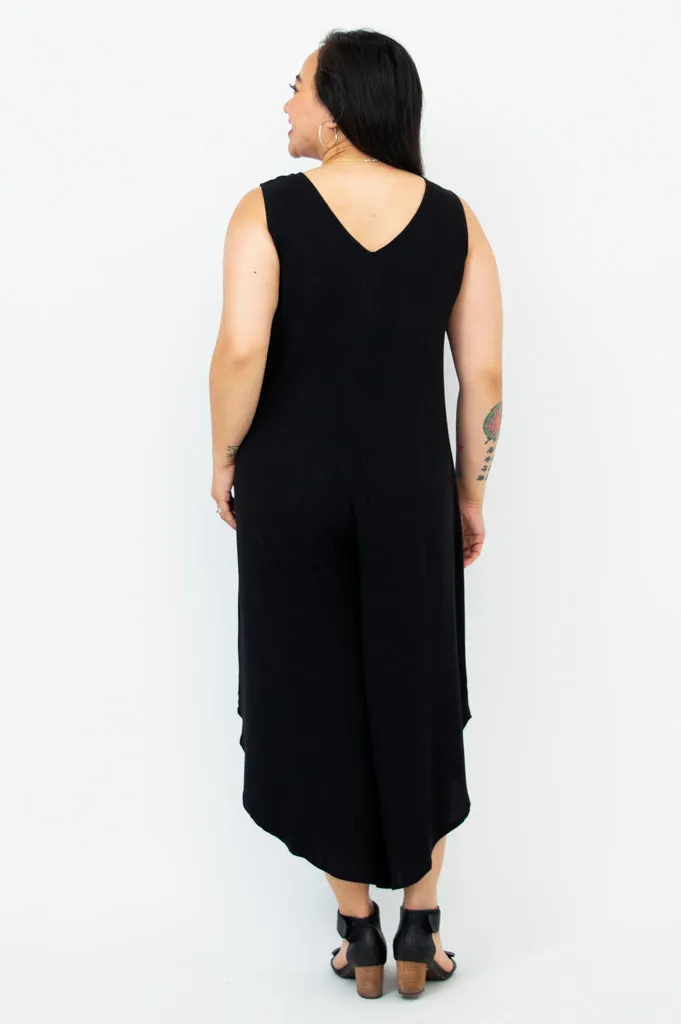 Sanito Jumpsuit, Black, Bamboo