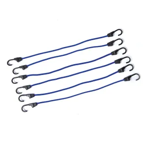 Silverline 140822 Bungee Cords 6pk 600mm