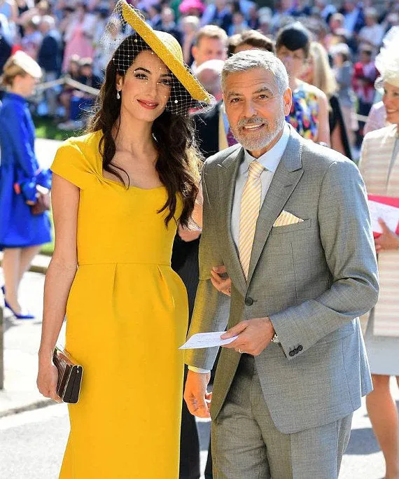 stunning yellow - pencil dress with sash