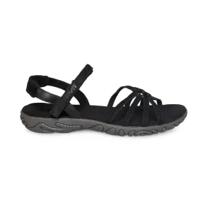 Teva Kayenta Suede Black Sandals - Women's