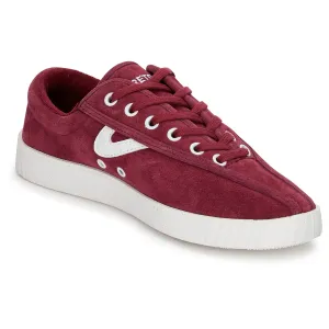 Tretorn Women's Sneaker Nylite Plus Suede Berry Red