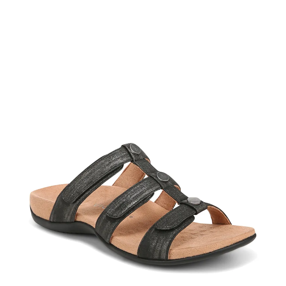 Vionic Women's Amber Slide Sandal (Black)