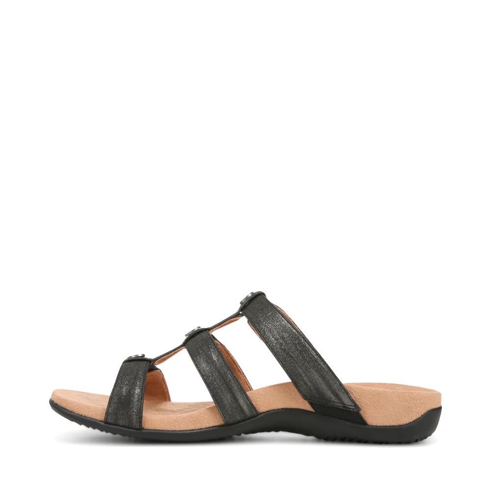 Vionic Women's Amber Slide Sandal (Black)