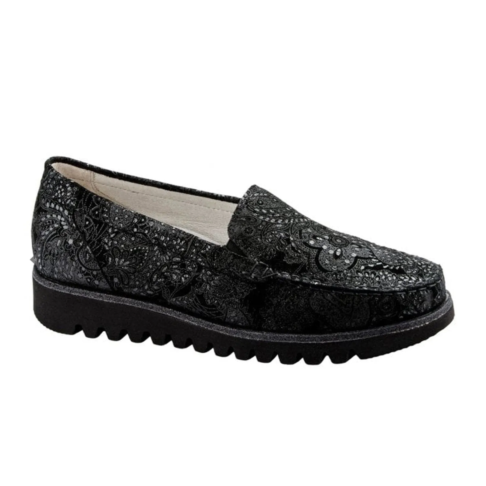 Waldlaufer Liberty 926501 Slip On Loafer (Women) - Black