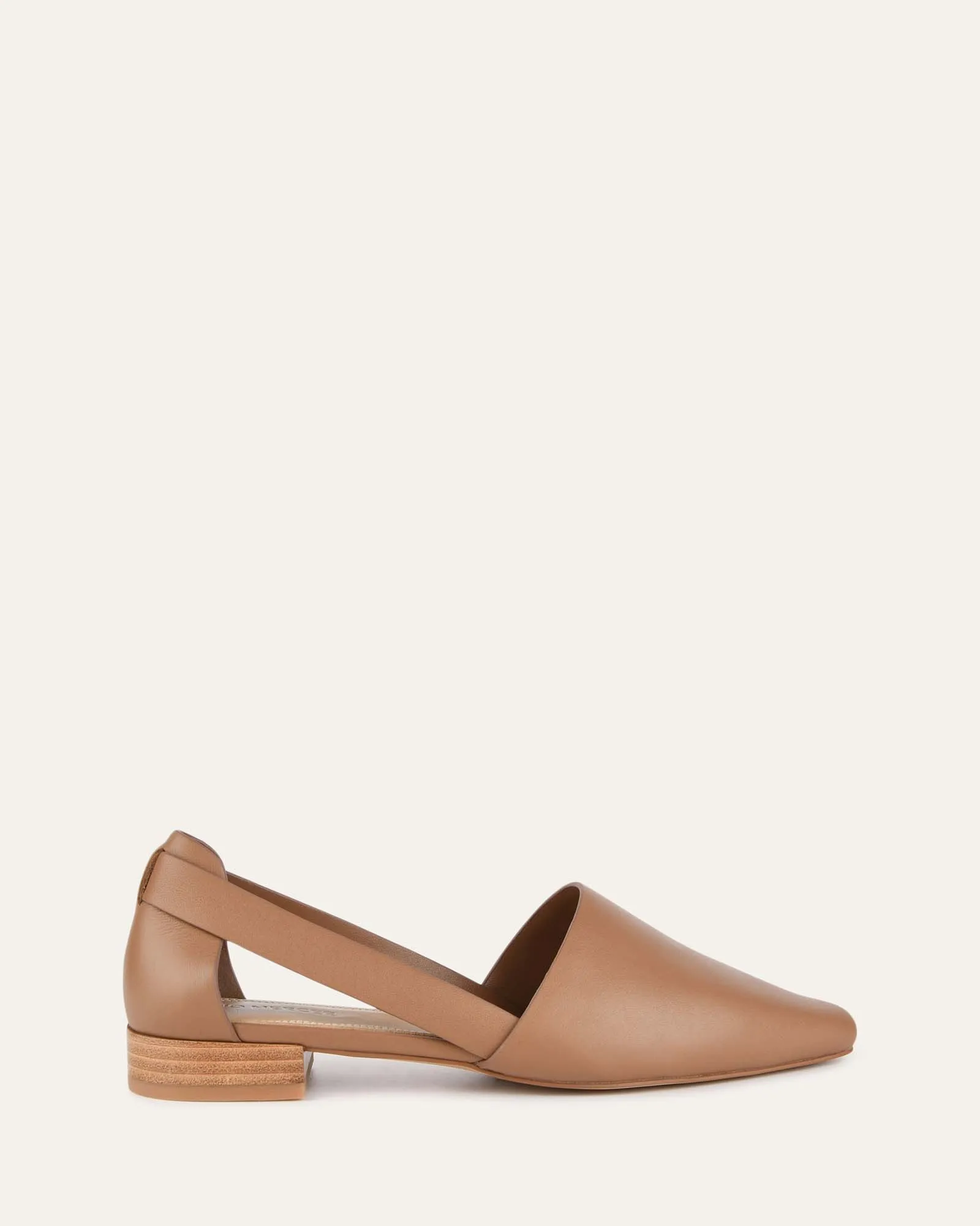 WILLA CASUAL FLATS CARAMEL LEATHER