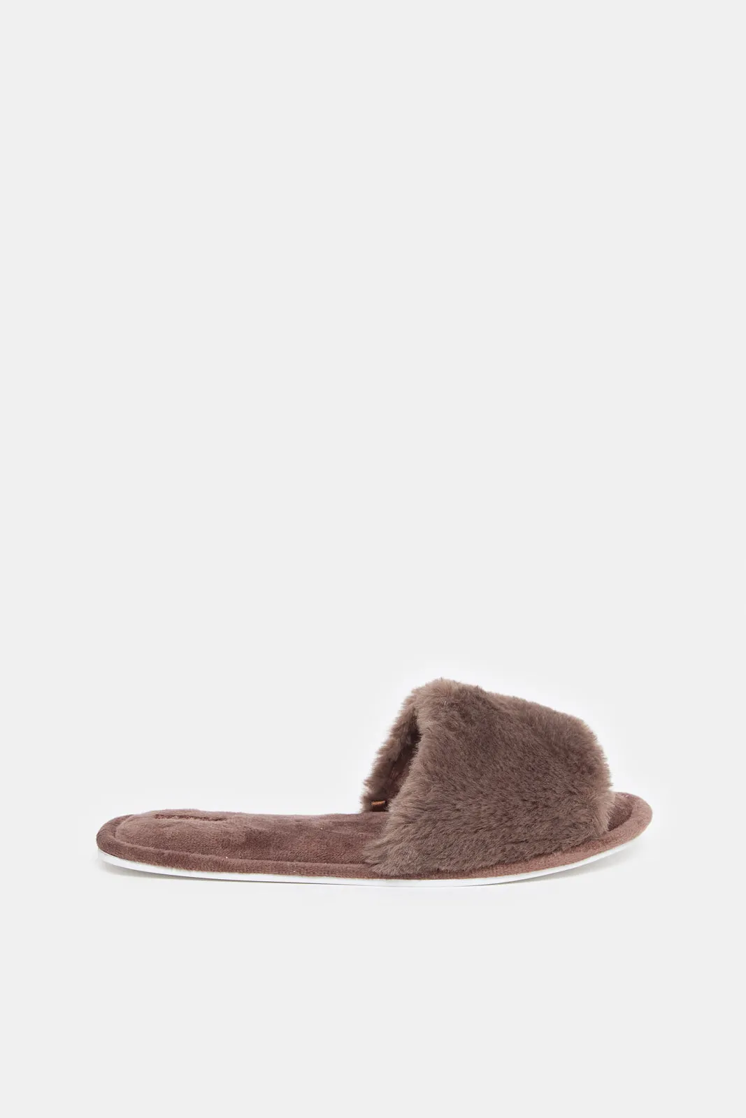 Women Brown Classic Slipper