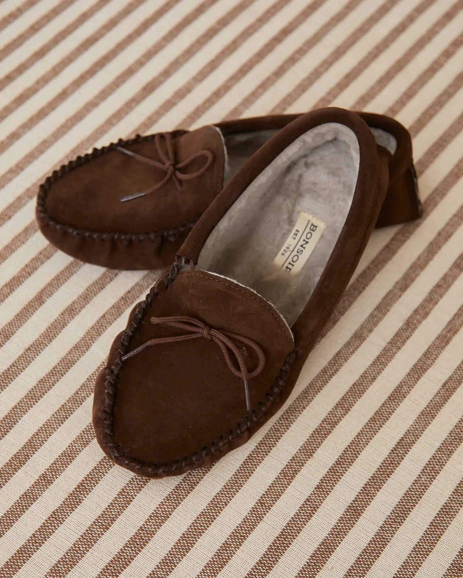 Women's Marina Sheepskin Slippers - Brown