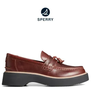 Women's Wells Boat Shoe Dark Brown (STS89407)